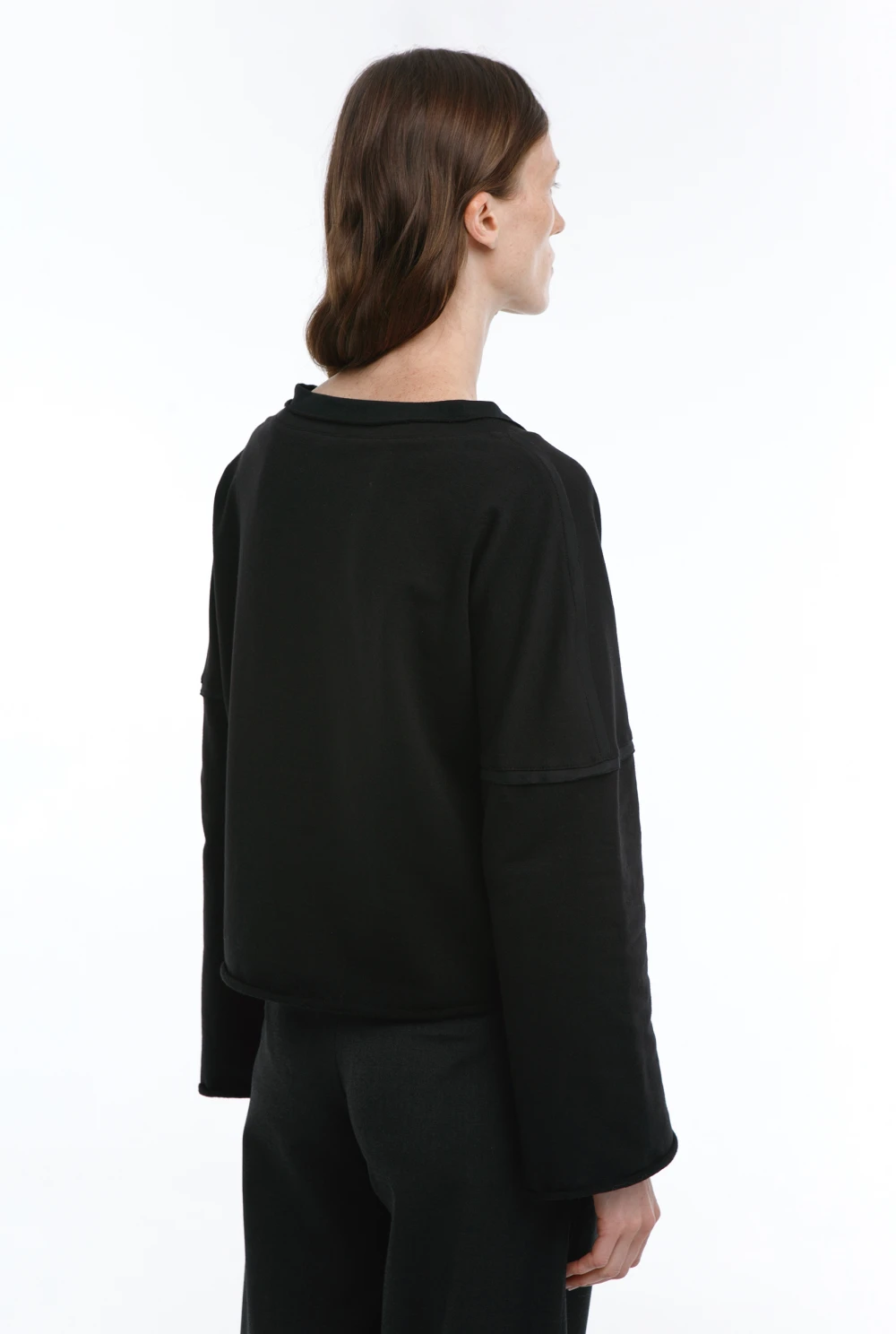 Свитшот Winter (Цвет Чёрный, Размер 44/S, Состав 100% хлопок)