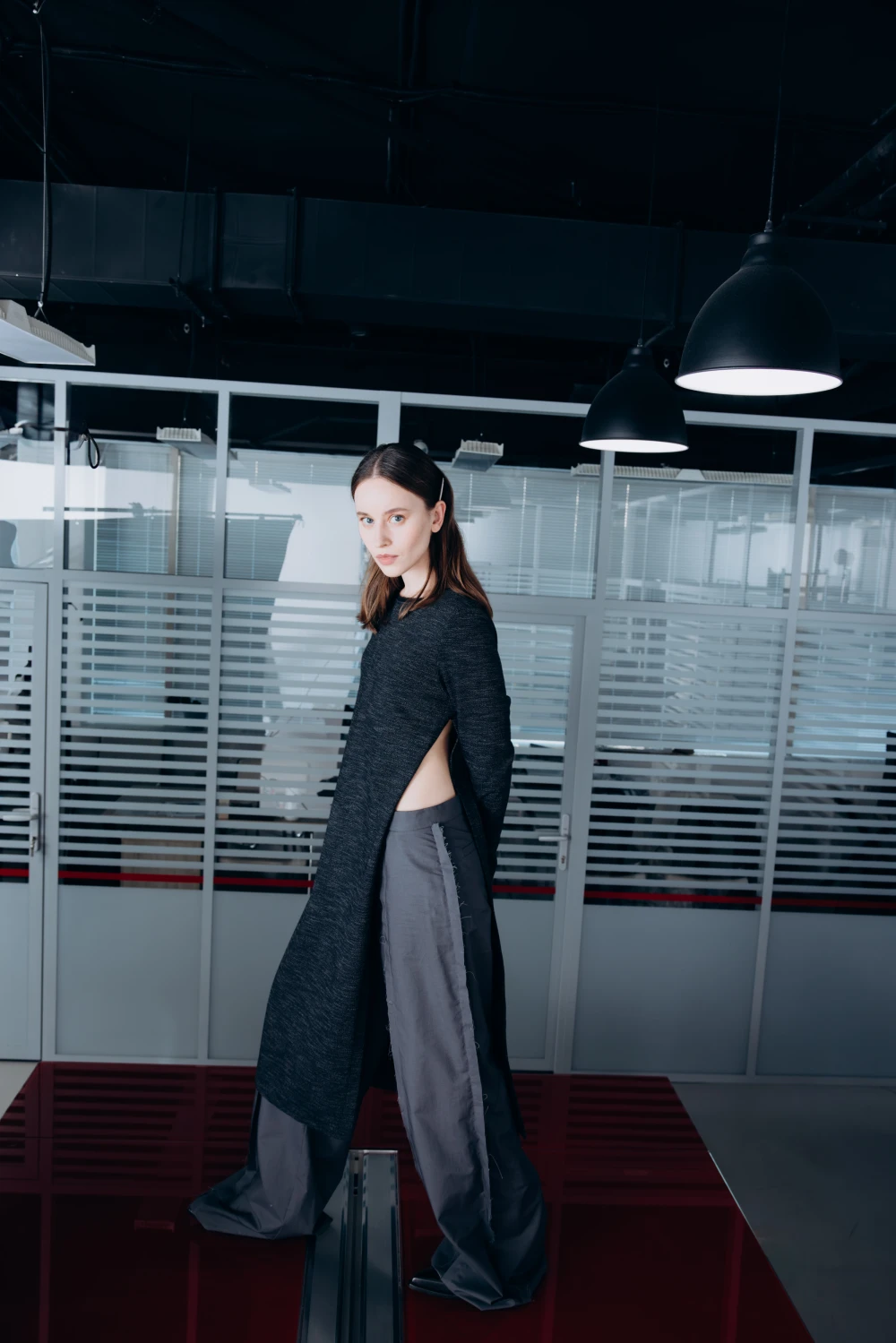 Брюки Shredder ( Цвет Серый в полоску )