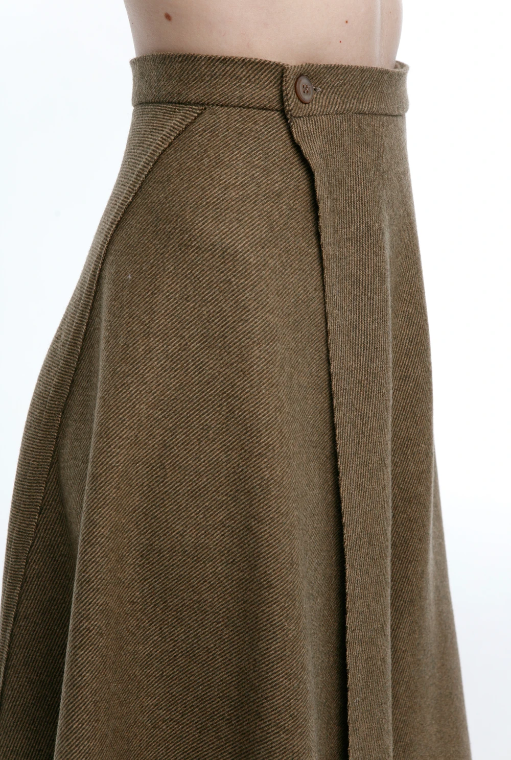 Юбка Dance (Цвет Коричневый, Размер 44/S, Состав 80% шерсть, 20% полиамид)