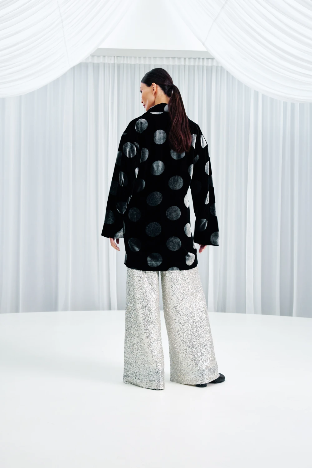 Жакет Untitled 2 ( Цвет Чёрный с серебром )
