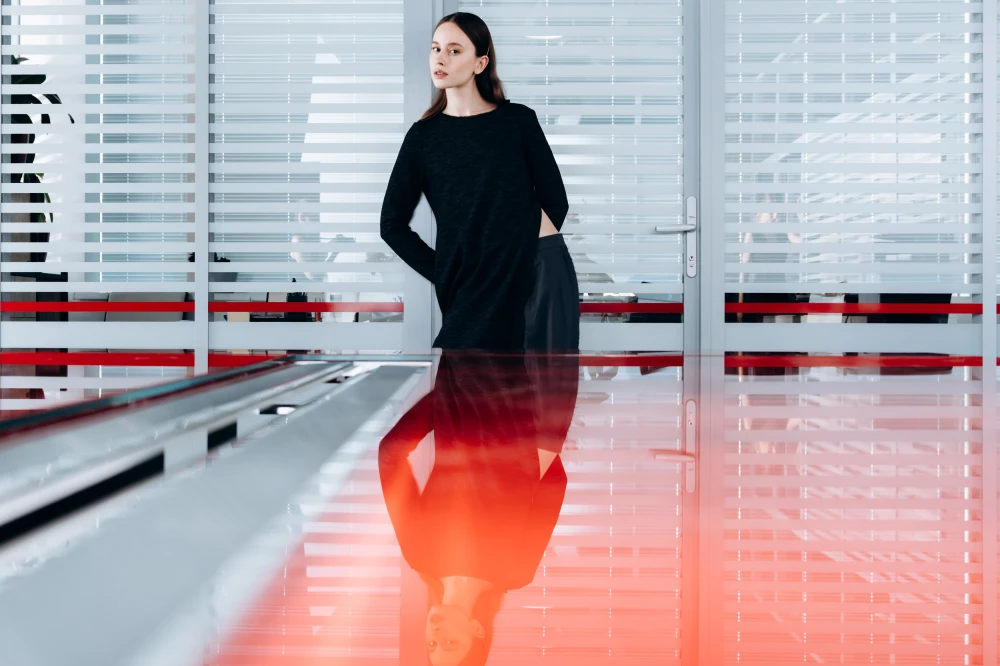 Платье Burning Deadlines ( Цвет Чёрно-белый в ёлочку )