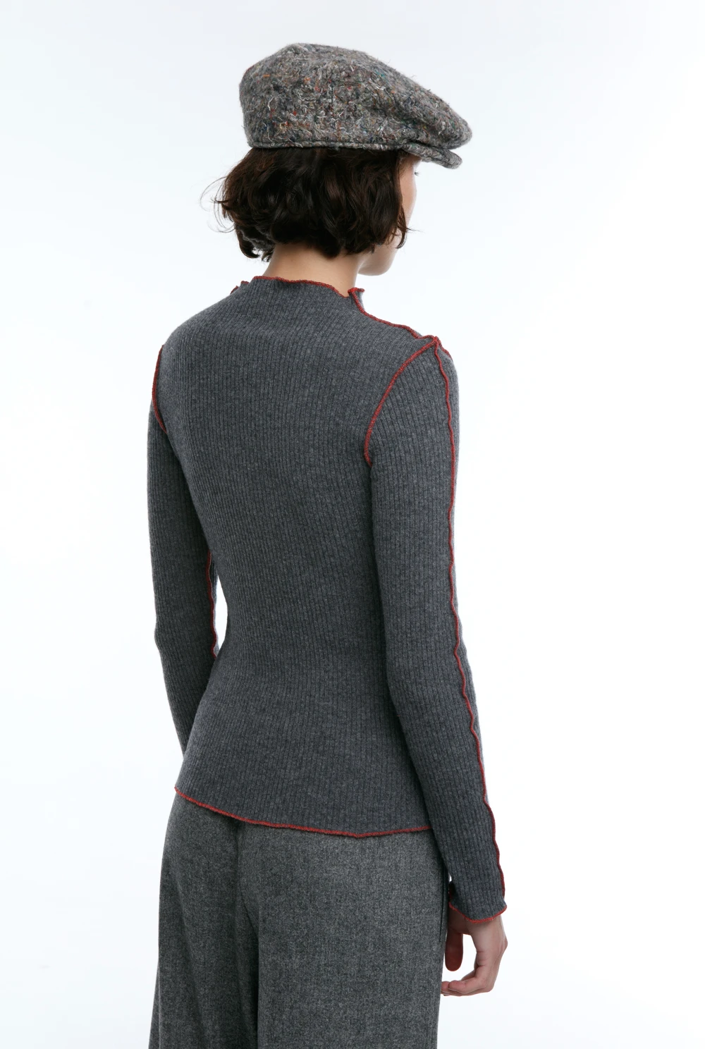 Лонгслив Fortune (Цвет Серый, Размер 44/S, Состав 80% шерсть, 20% полиамид)