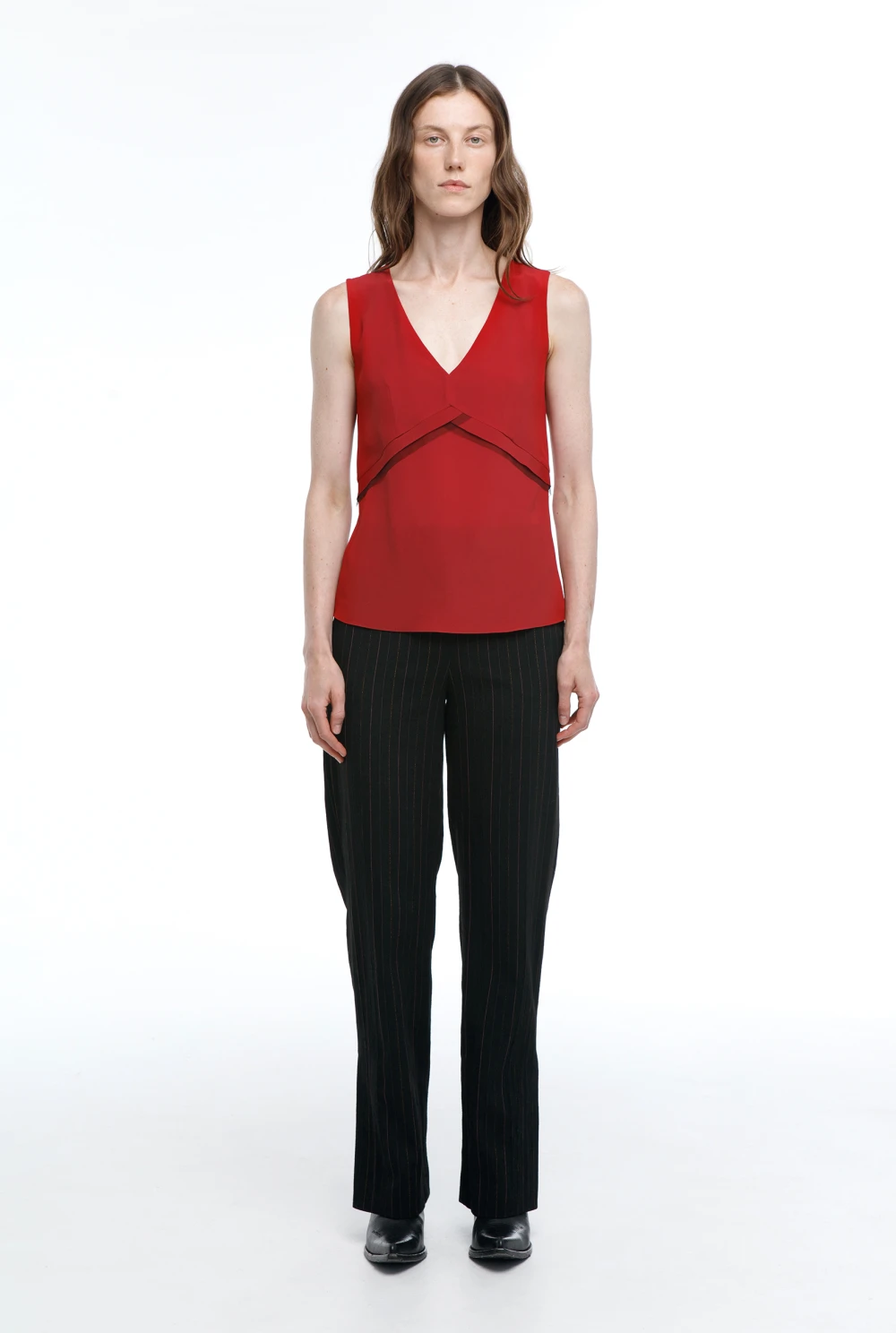 Топ Evening (Цвет Красный, Размер 44/S, Состав 67%  Ацетат, 33% Шелк)