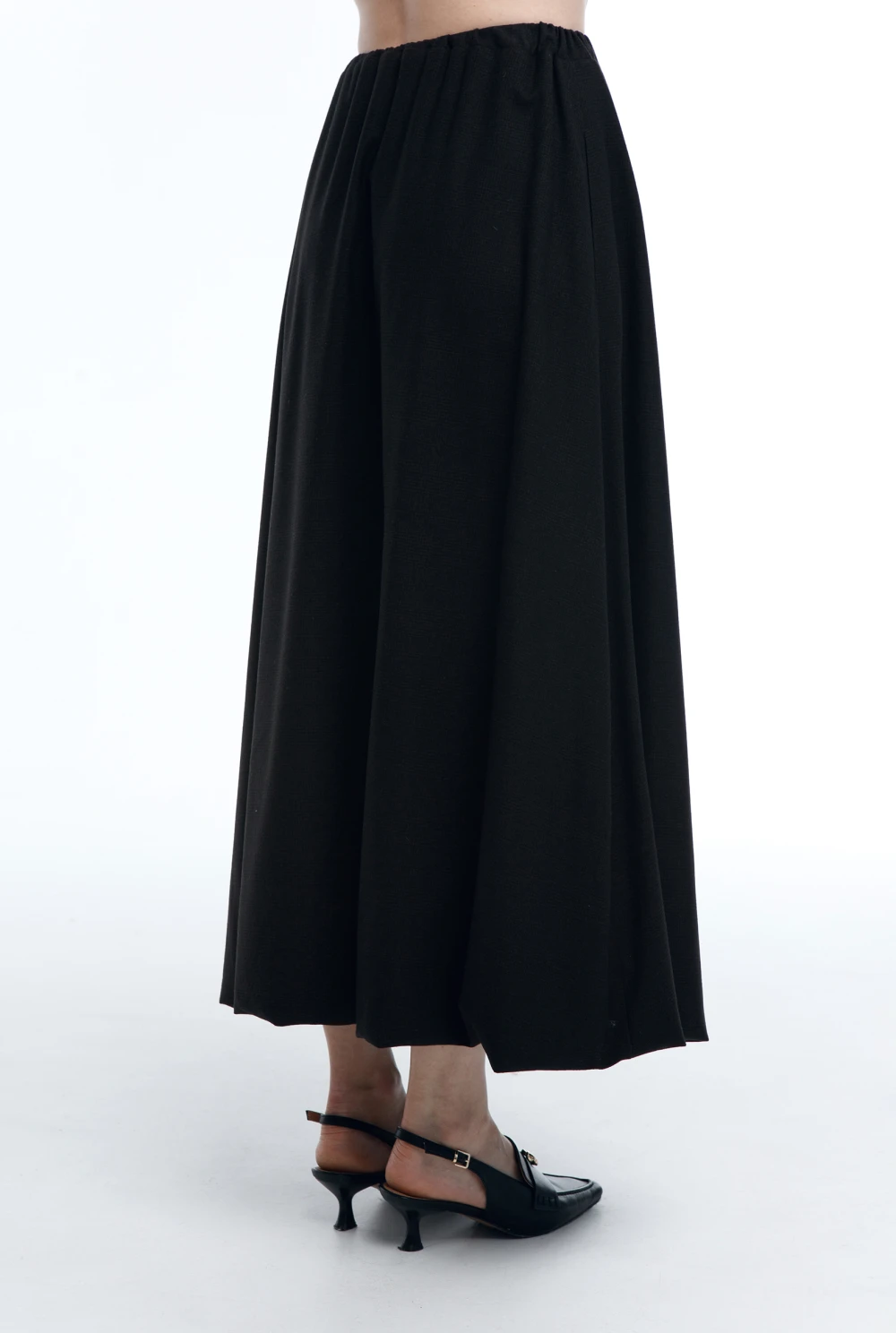 Юбка Hara New (Цвет Тёмно-коричневая клетка, Размер 44/S, Состав 100% Вискоза)