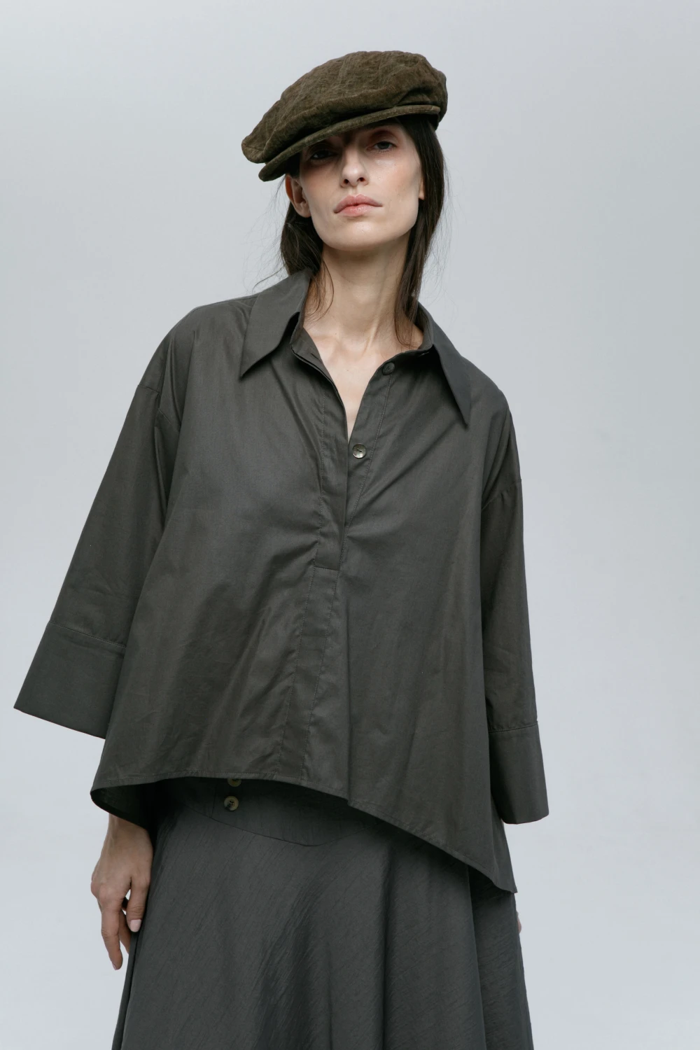 Блузка Kalina ( Цвет Серая умбра )