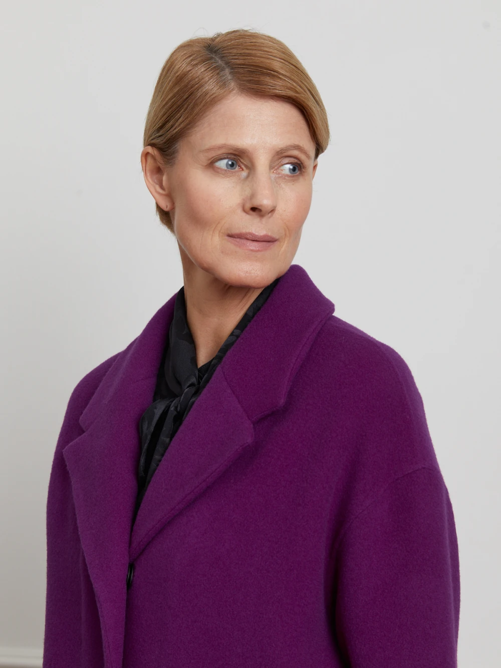 Пальто Lumba (Цвет Фуксия, Размер S, Состав 70% шерсть альпака, 30% шерсть)