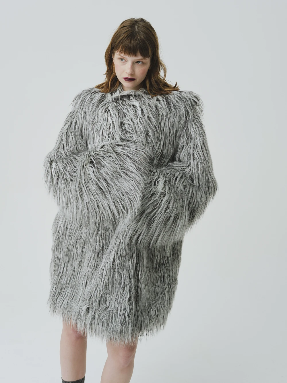 Шуба Harmonic ( Цвет Чёрно-белый )