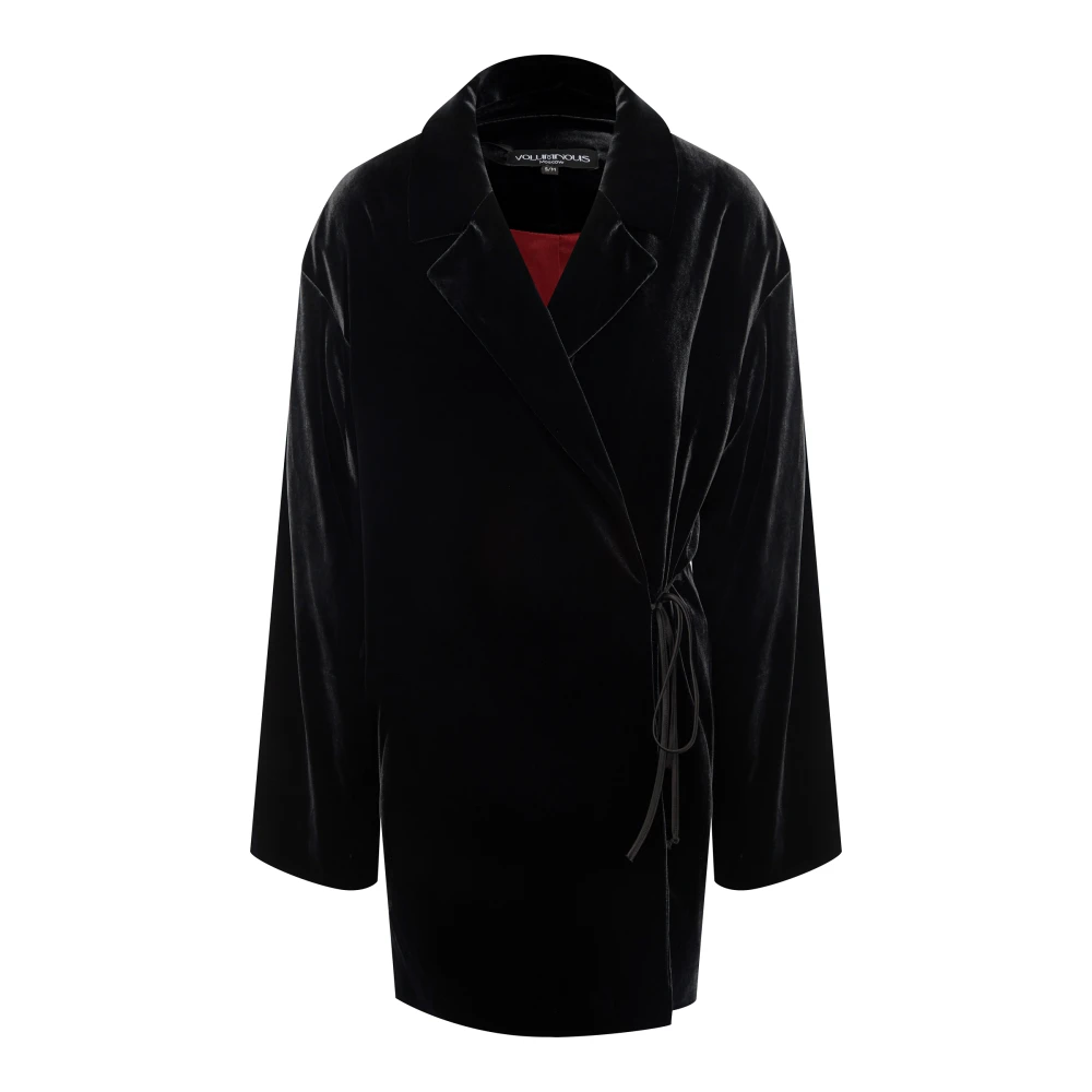 Жакет Untitled 2 (Цвет Чёрный, Размер S-M, Состав 75% Вискоза ,15% Шёлк ,10% Эластан)