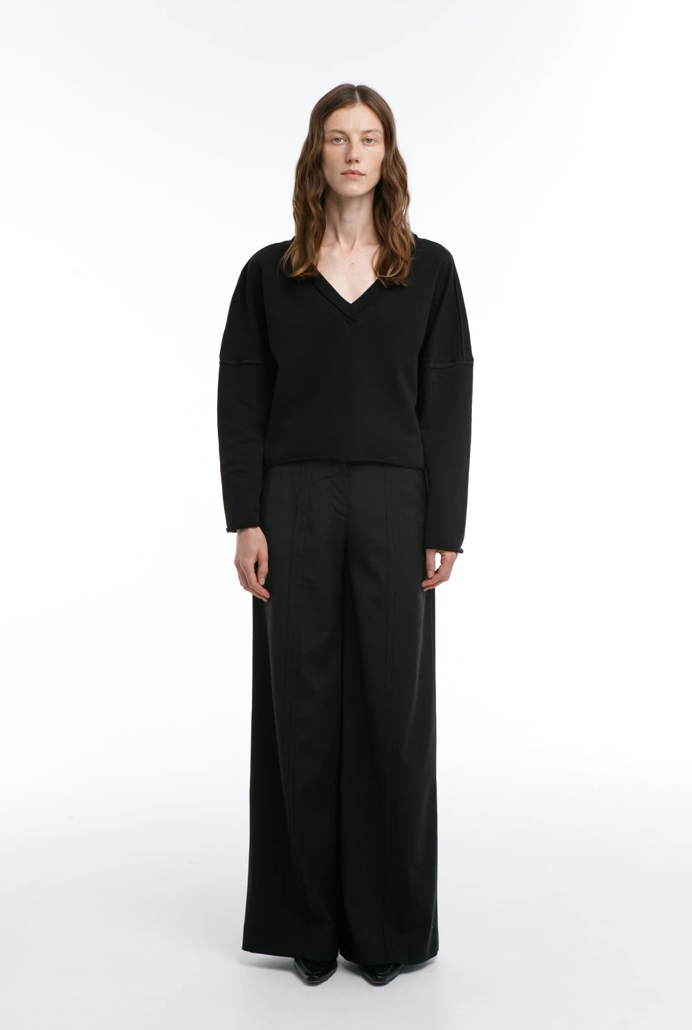 Свитшот Winter (Цвет Чёрный, Размер 44/S, Состав 100% хлопок)