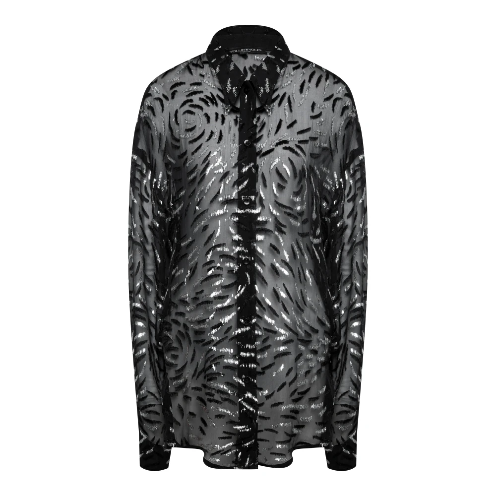 Блузка Elliot ( Цвет Чёрно-серебристый вихрь )