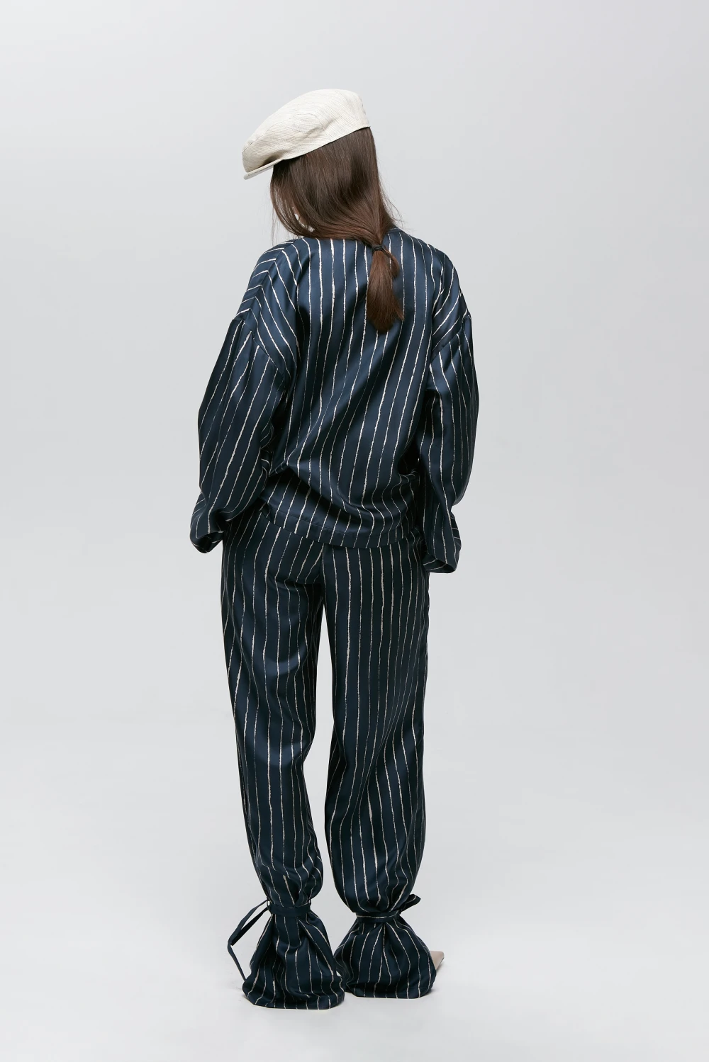 Жакет Ra (Цвет Синий в полоску, Размер 44/S, Состав 100% шёлк)