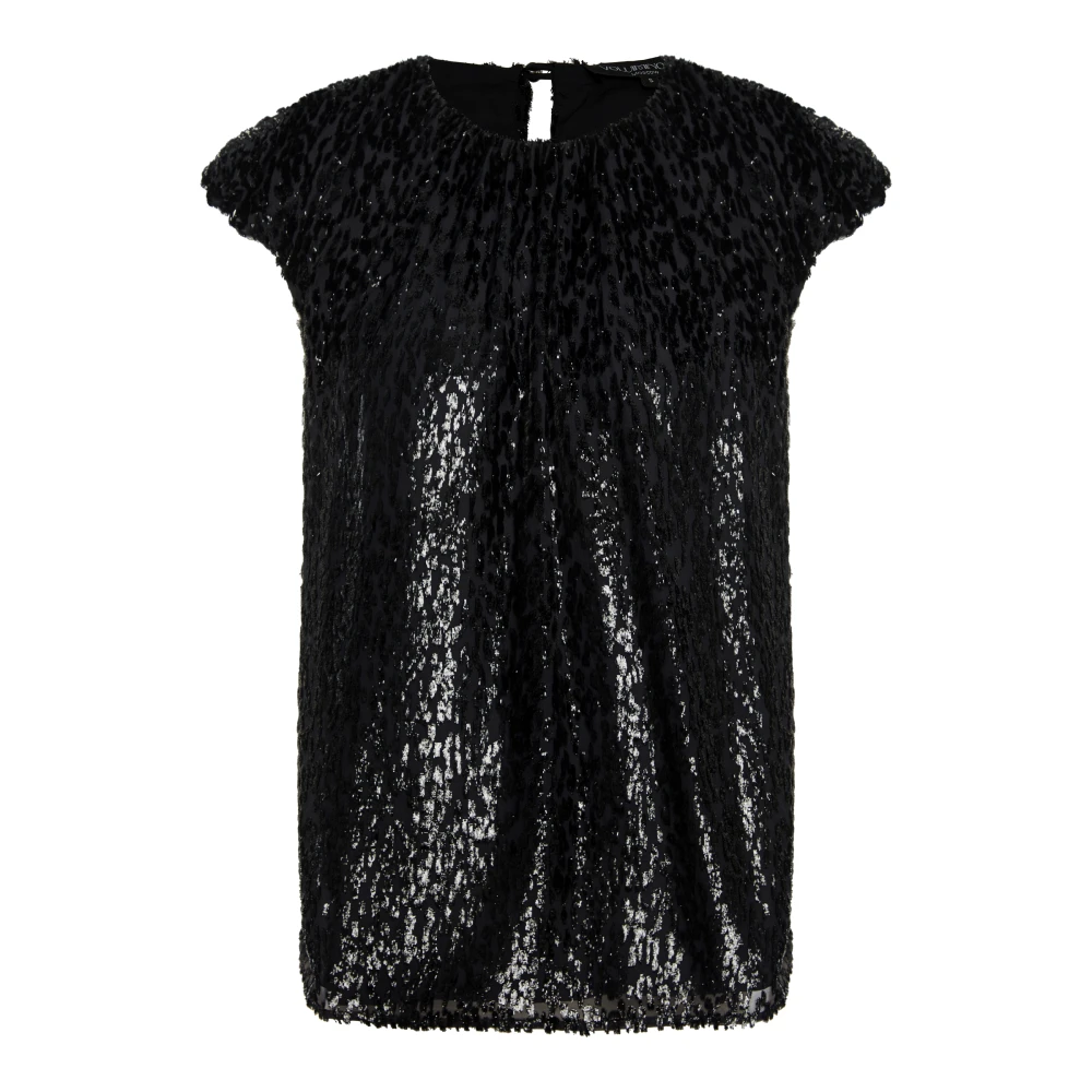 Топ Godiva (Цвет Чёрный, Размер S, Состав 37,5% Шелк, 30% Вискоза, 32.5% Люрекс)