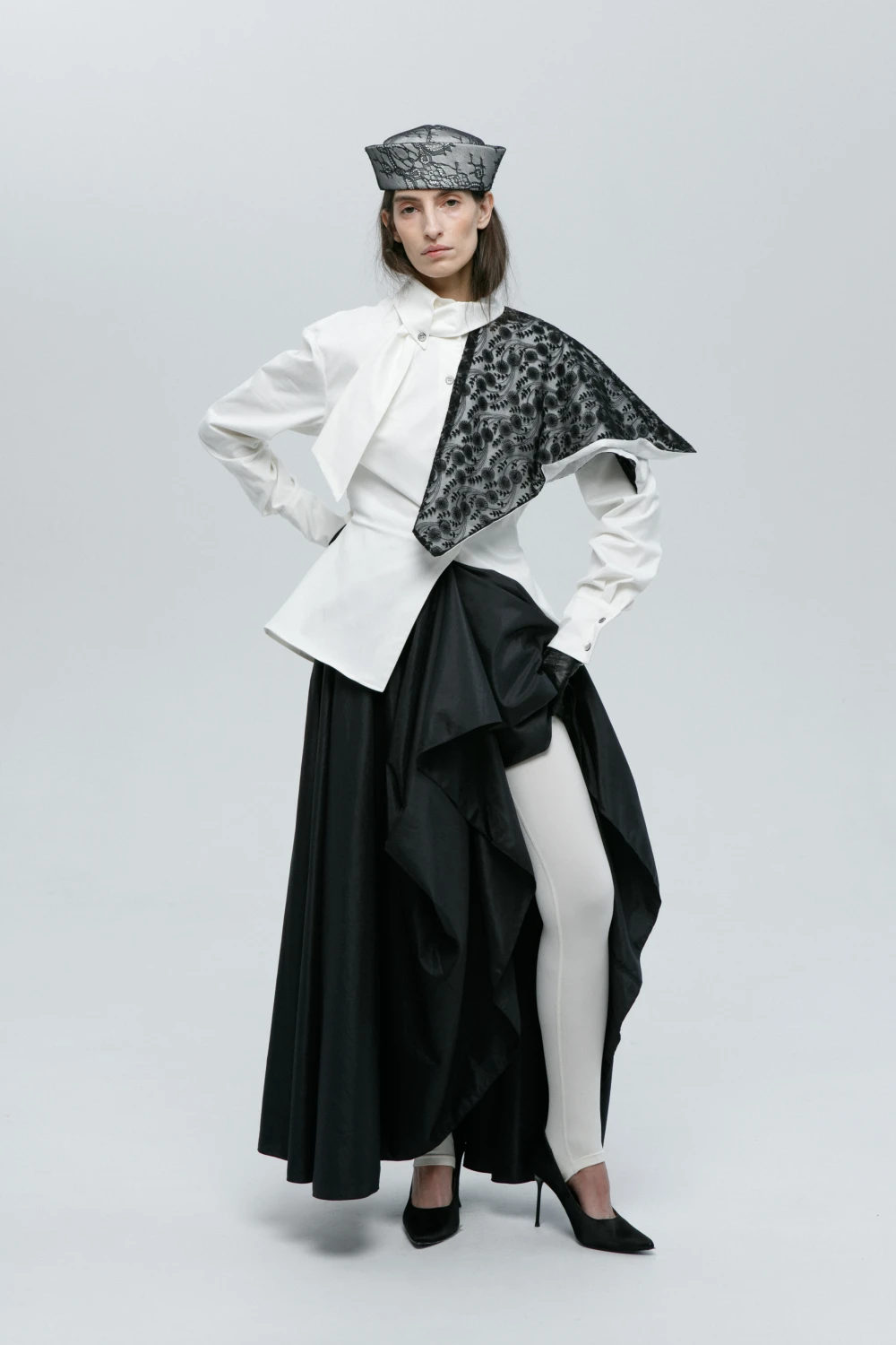 Рубашка Vran (Цвет Молочный, Размер 44/S, Состав 100% Хлопок)