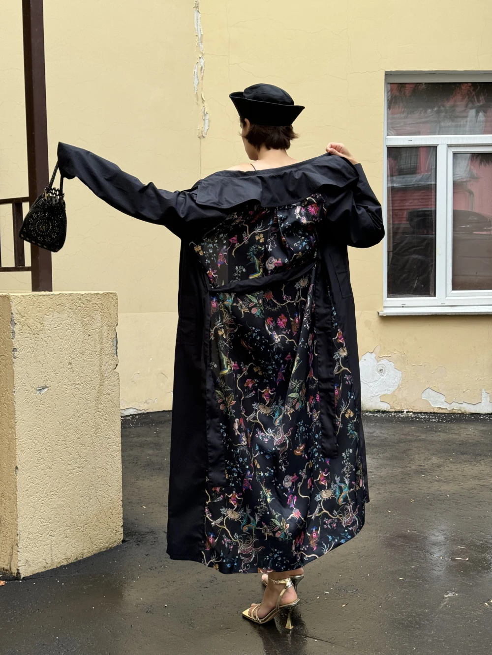 Тренчкот Rabia (Цвет Чёрный, Размер 48/L, Состав 100% хлопок)