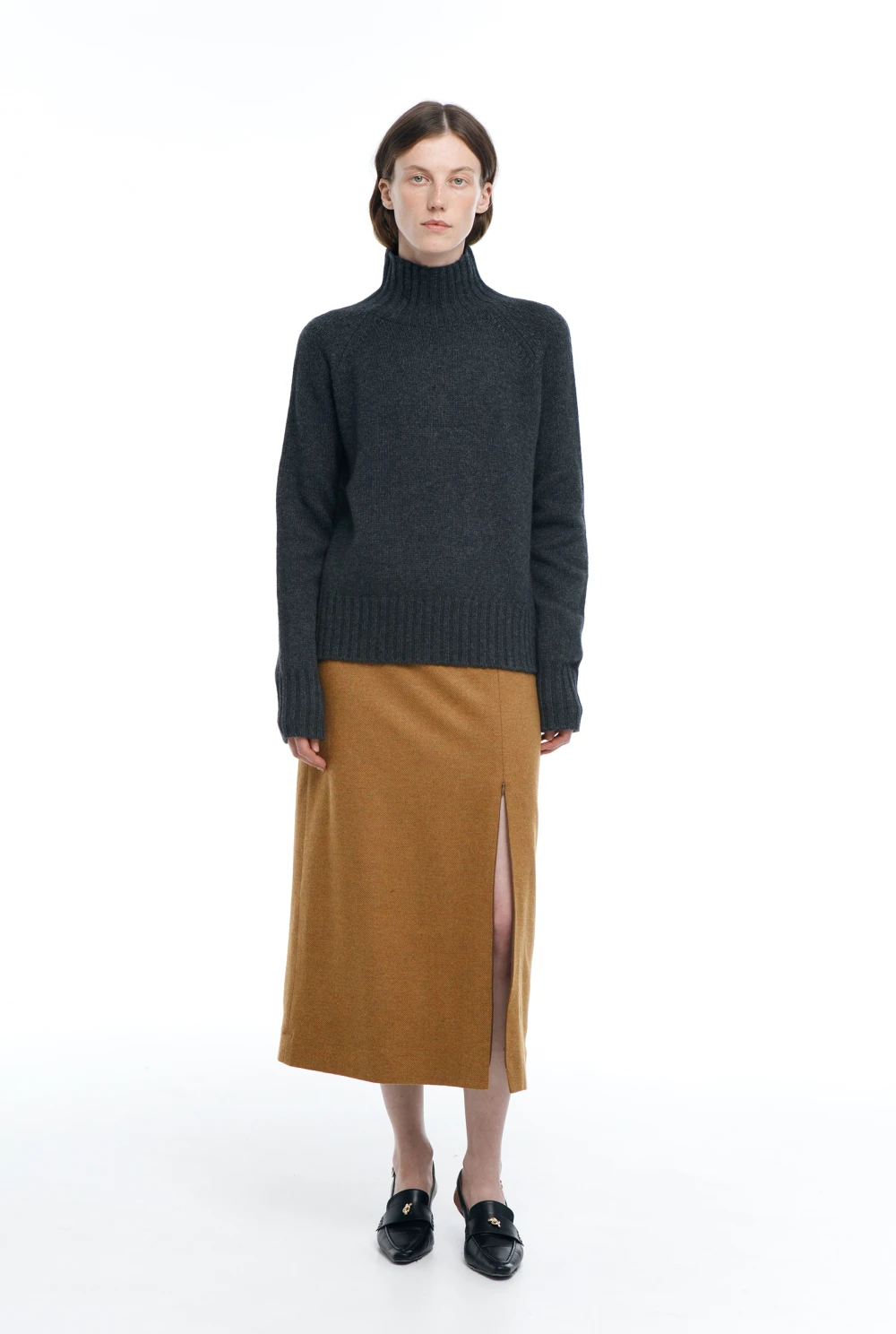 Свитер Back To Basic ( Цвет Тёмно-серый )