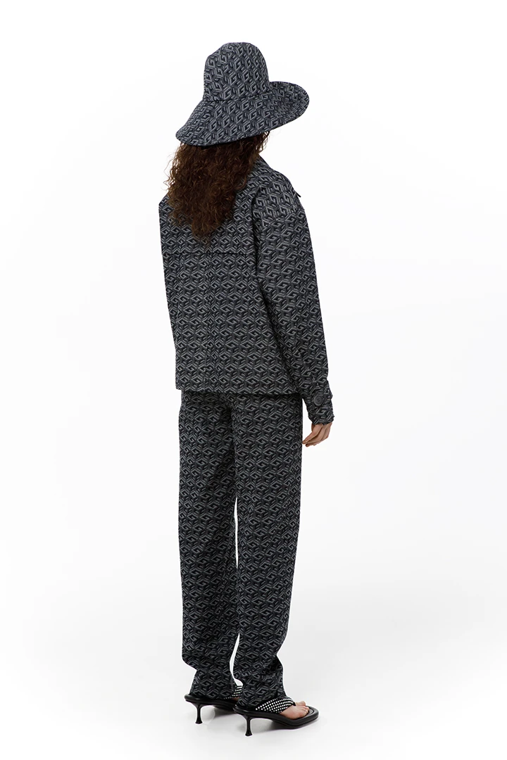 Жакет Valley ( Цвет Деним синий с узором )