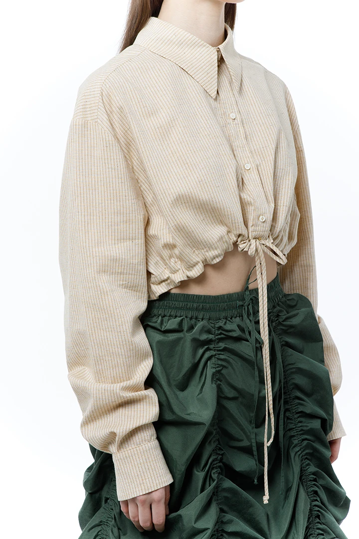 Рубашка Cut ( Цвет Бежевый в полоску )