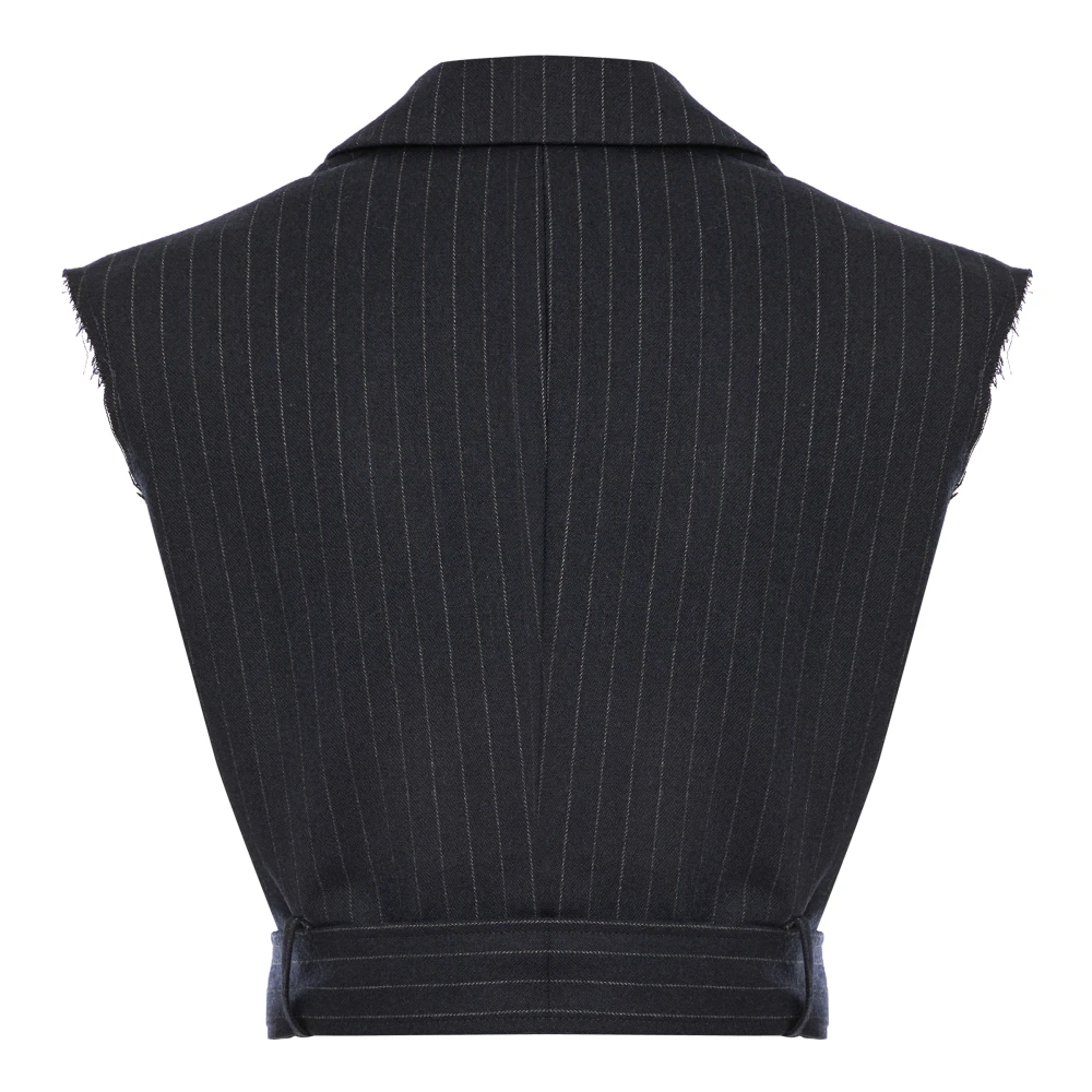 Жилет Meeting room (Цвет Тёмно-синий в полоску, Размер 44/S)