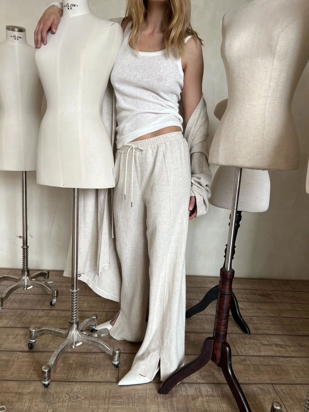 Брюки Linen 2 ( Цвет Натуральный )