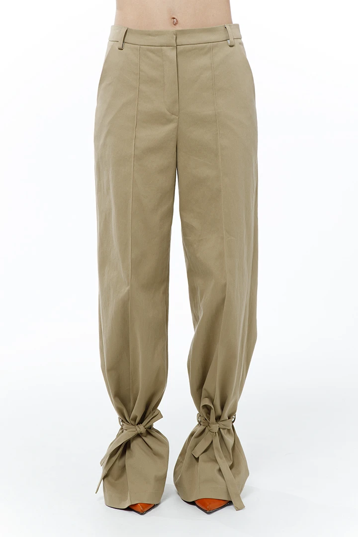 Брюки La Cote Basc (Цвет Бежевый, Размер 44/S, Состав 97% хлопок, 3% эластан)