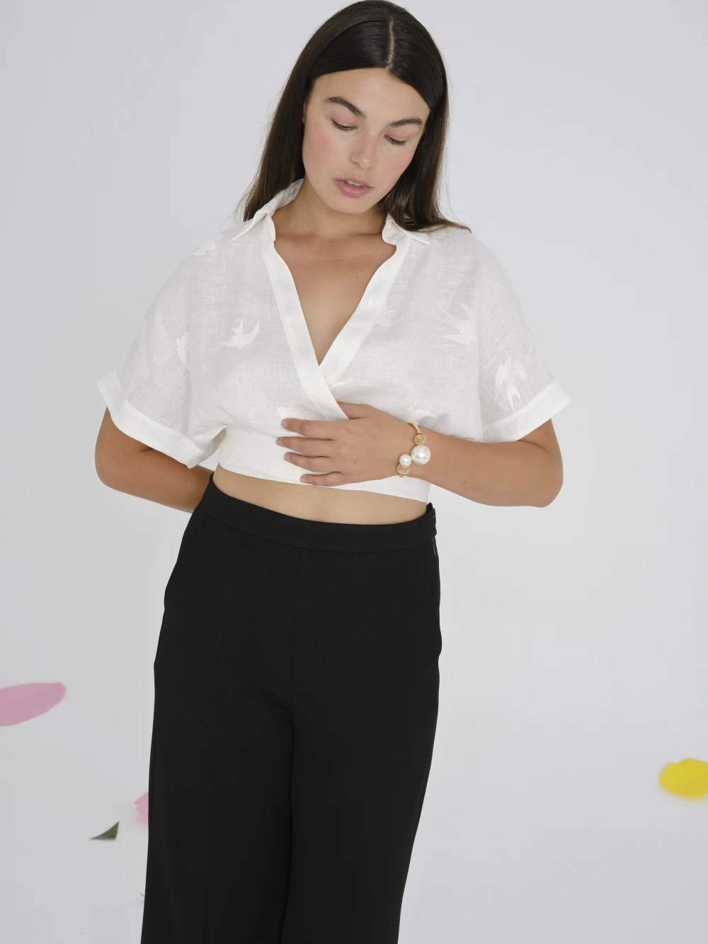 Блуза Dori (Цвет Белый, Размер 48/L)