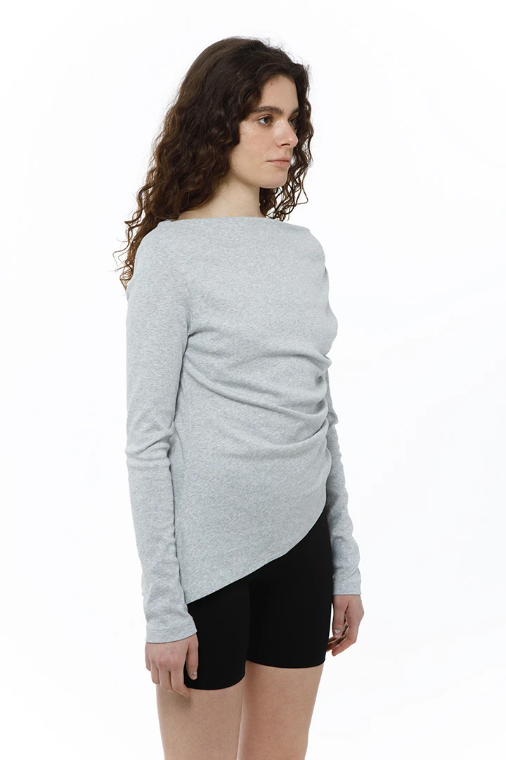 Лонгслив Myth (Цвет Серый, Размер 44/S, Состав 100% хлопок)