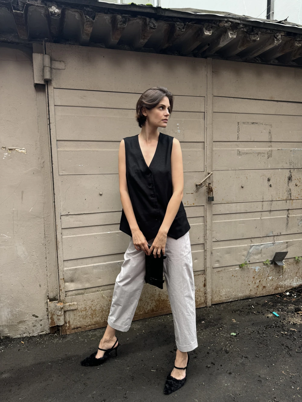 Брюки Bris (Цвет Серый, Размер 44/S Состав 100% хлопок)