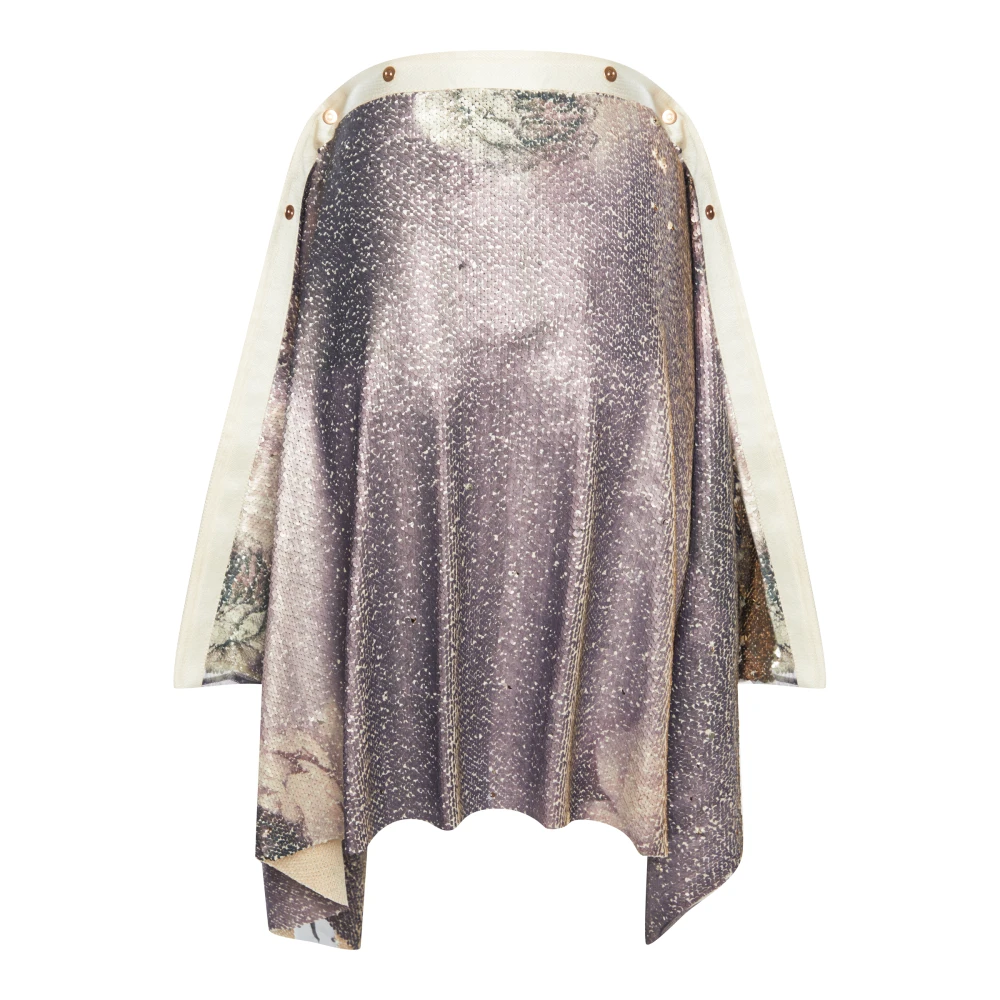 Юбка Winter Garden ( Цвет Фиолетовый с цветами )