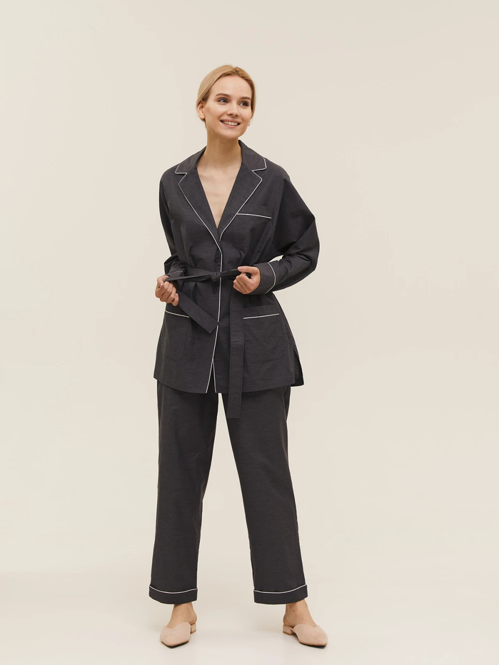 Костюм Aysha (Цвет Графит, Размер S, Состав 100% хлопок)