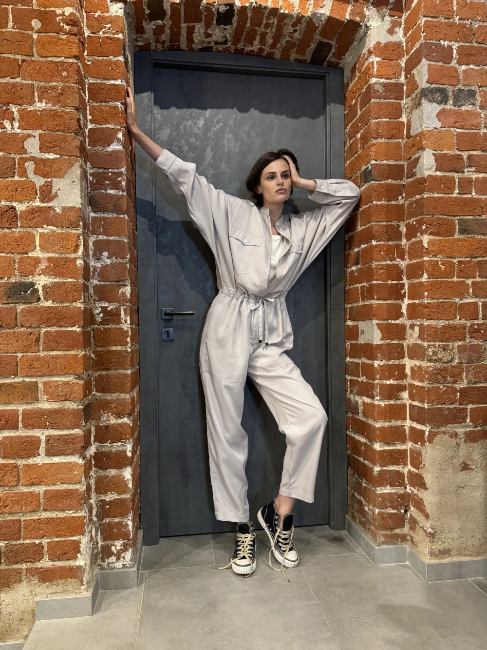 Комбинезон Memphis (Цвет Жемчужный, Размер 50/XL, Состав 100% тенсел)