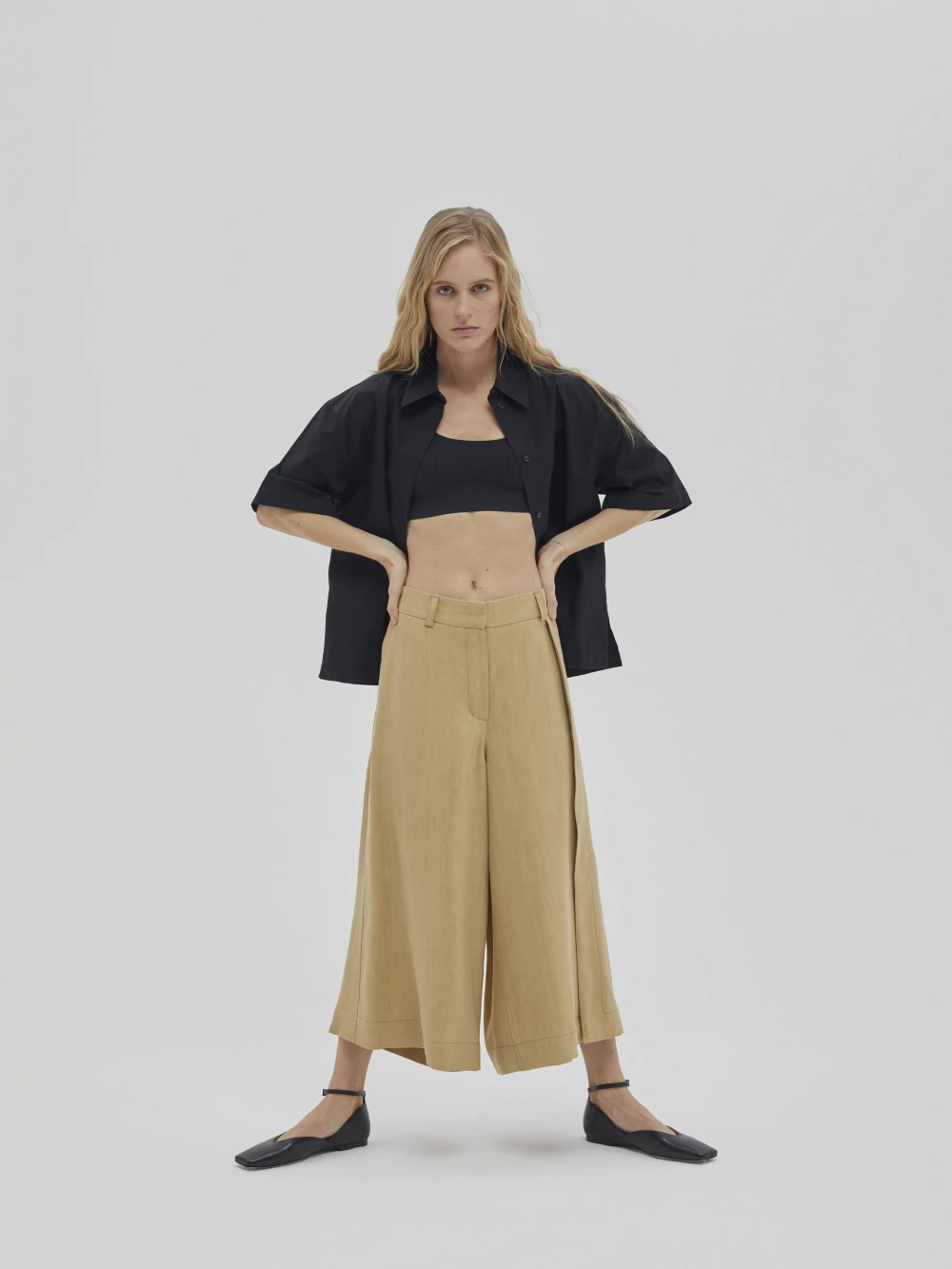 Брюки Amaro ( Цвет Бежевый )