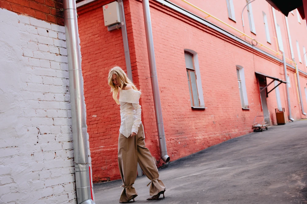 Брюки La Core Basque ( Цвет Песочный )