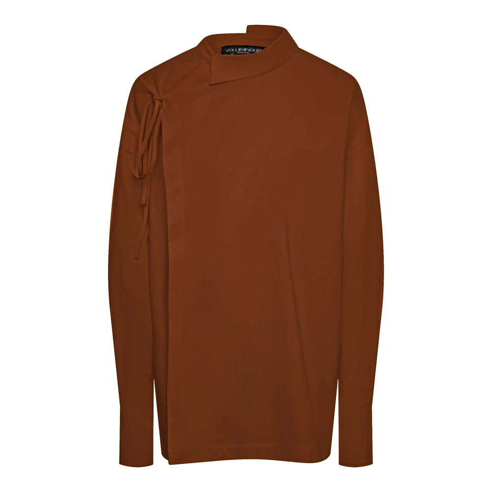 Блузка Microsoft (Цвет Кирпичный, Размер 44/S, Состав 100% хлопок)