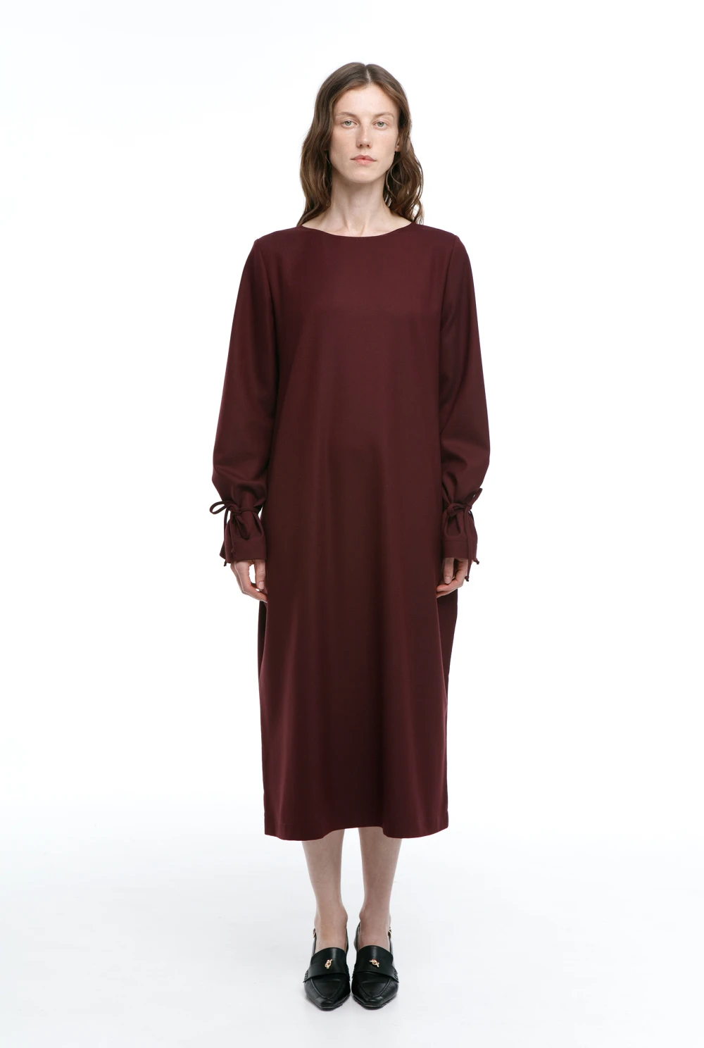 Платье Time Keeper (Цвет Бордовый, Размер 44/S, Состав 68% Полиэстер, 30% Вискоза, 2% Эластан)