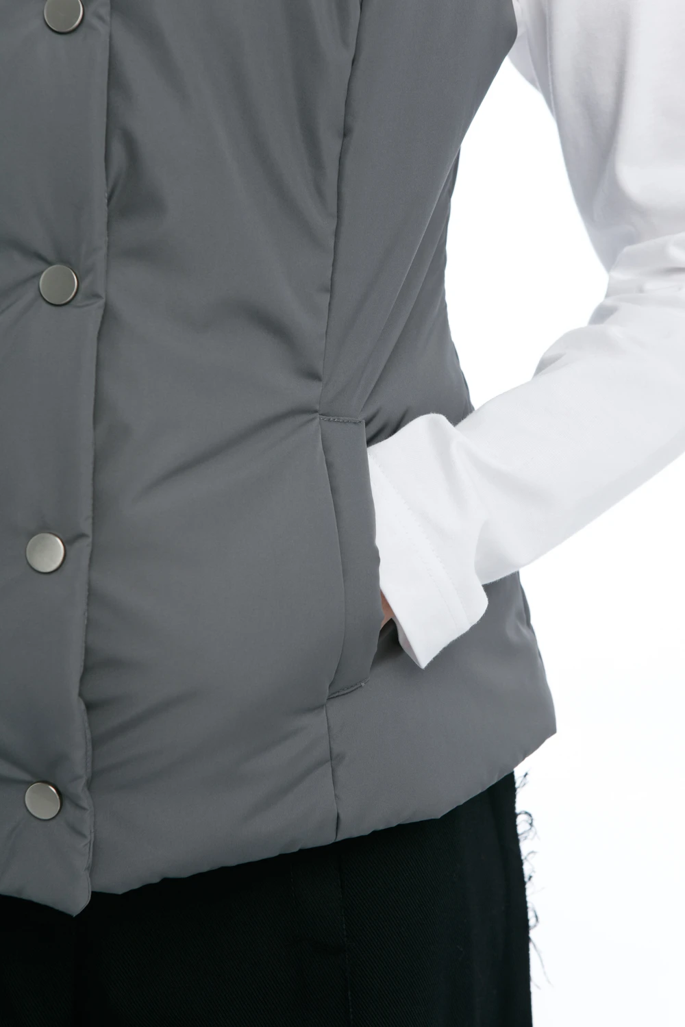 Жилет ALT (Цвет Серый, Размер 44/S, Состав 100% полиэстер)