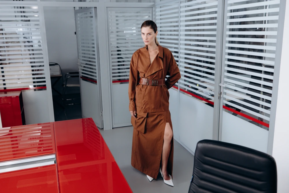 Юбка Resse Long ( Цвет Терракот )