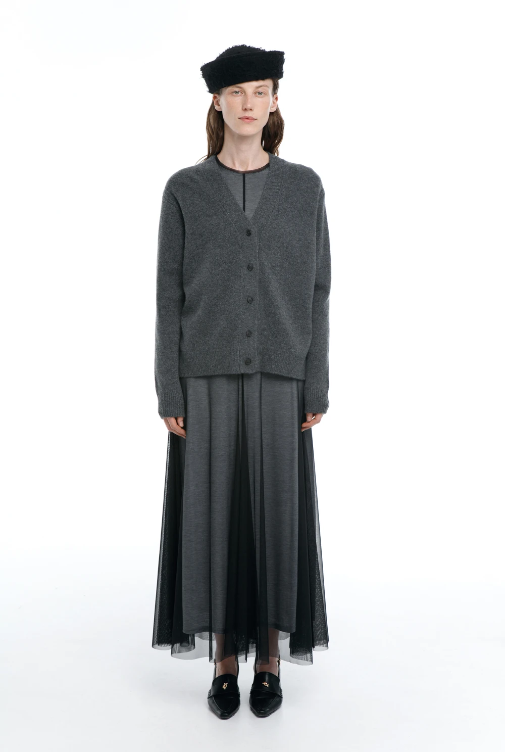 Кардиган Back To Black ( Цвет Серый меланж )