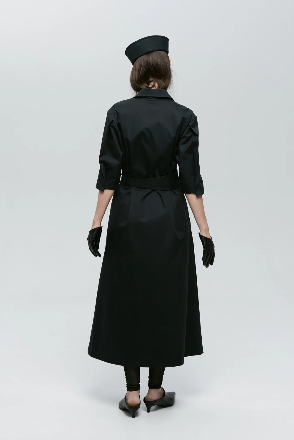 Платье Makovka (Цвет Чёрный, Размер 44/S, Состав 53% Хлопок, 42% Вискоза, 5% Эластан)