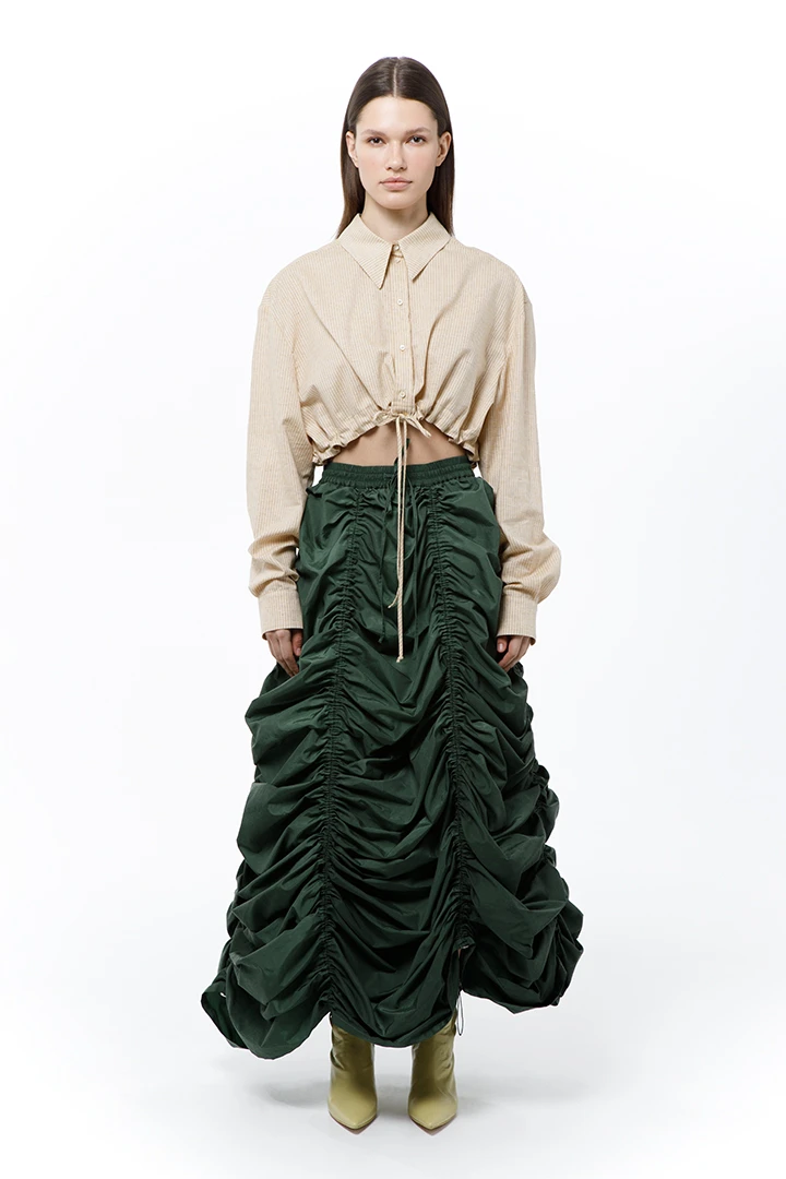 Рубашка Cut ( Цвет Бежевый в полоску )