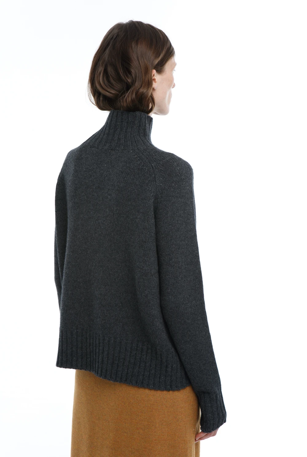 Свитер Back To Basic ( Цвет Тёмно-серый )