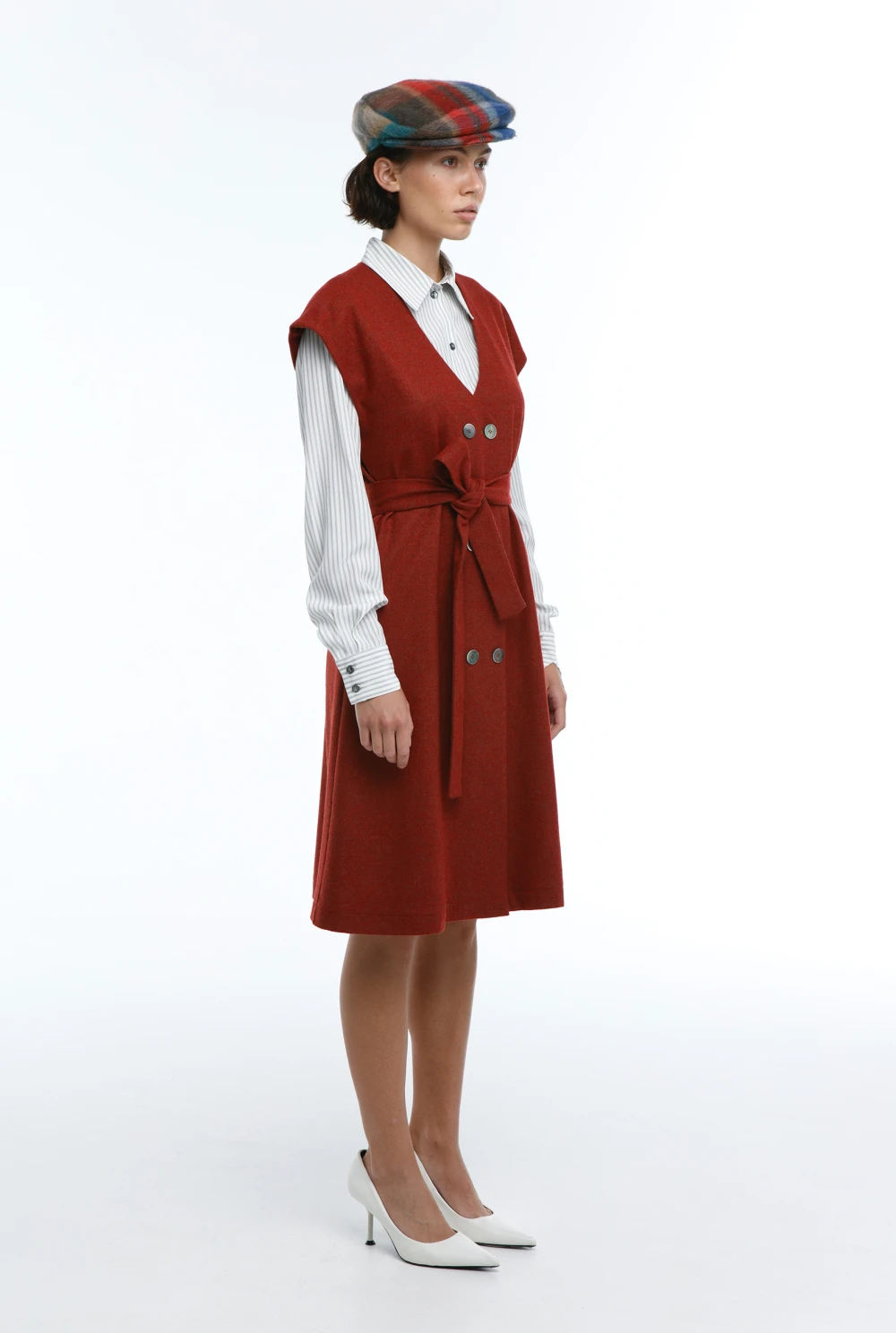 Платье Morning (Цвет Красное дерево, Размер 44/S, Состав 80% шерсть, 20% полиамид)