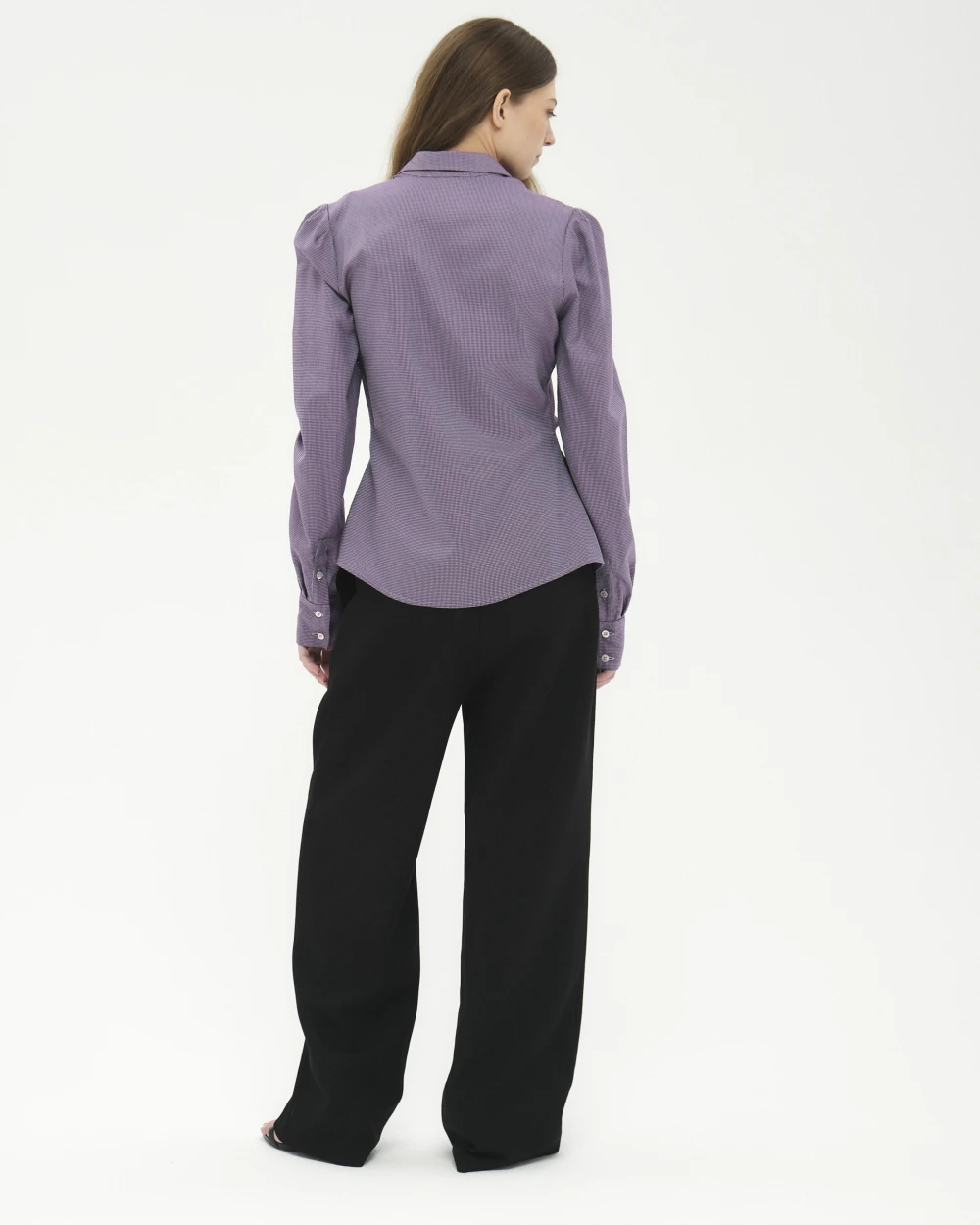 Рубашка Pitti (Цвет Бежево-сиреневый, Размер S, Состав 100% хлопок)