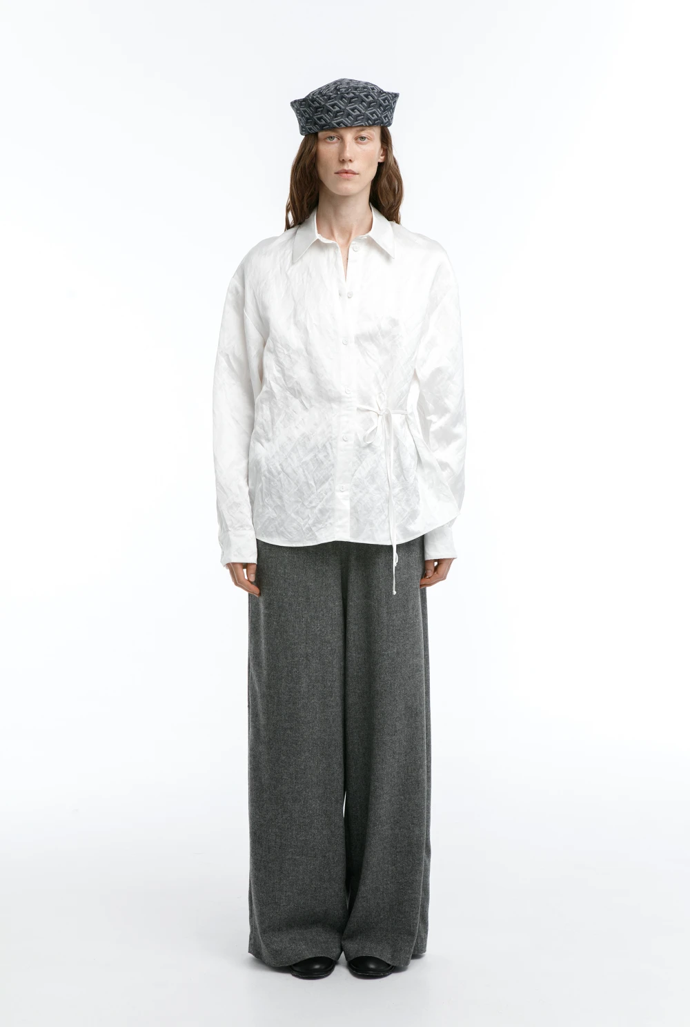 Рубашка Sash (Цвет Белый, Размер 44/S, Состав 54% вискоза, 46% лён)