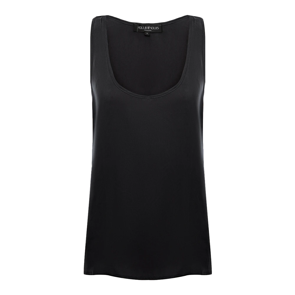 Топ Ruza (Цвет Чёрный, Размер S, Состав 100% шёлк)