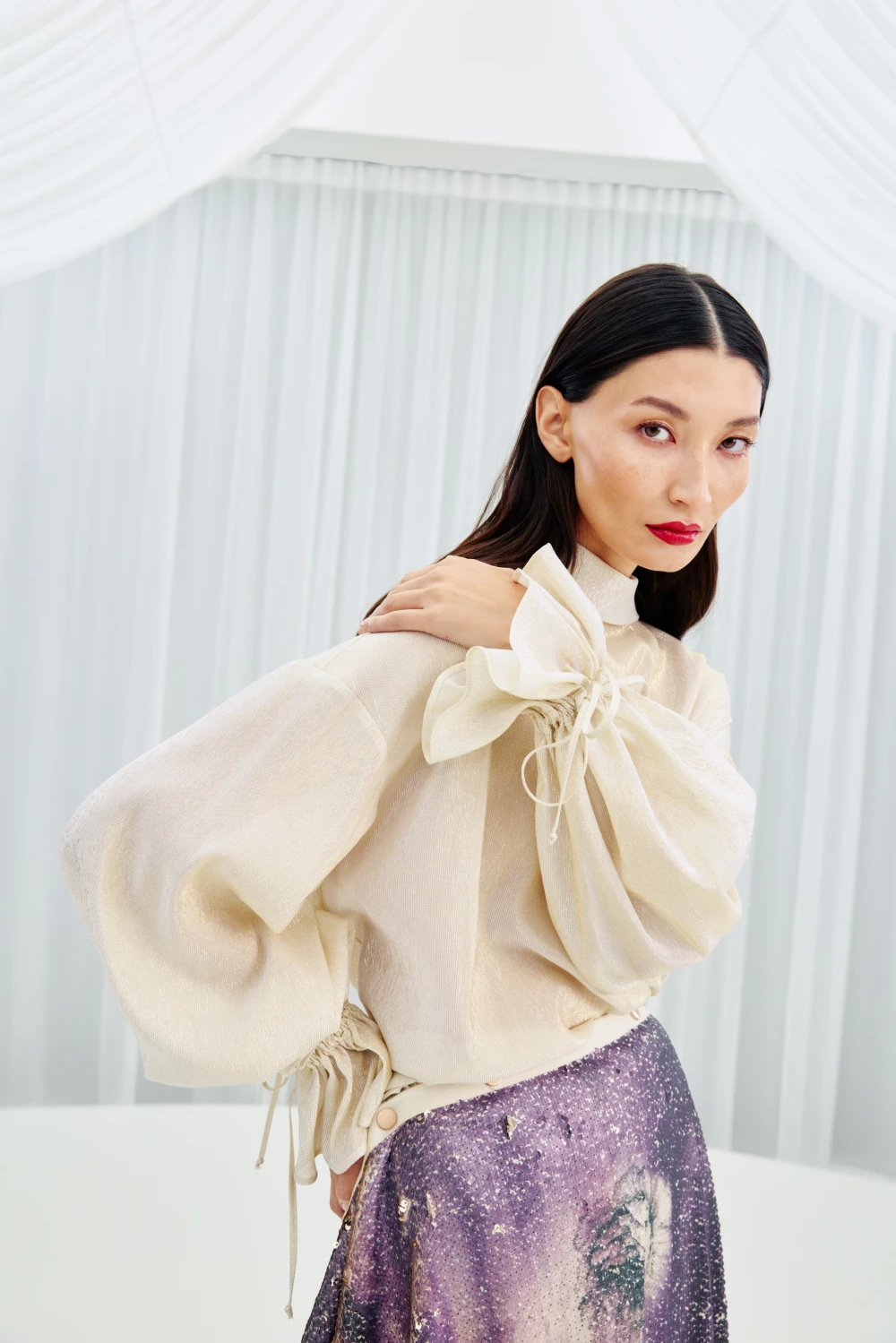 Блуза Carribean Christmas ( Цвет Золотисто-серебристый )