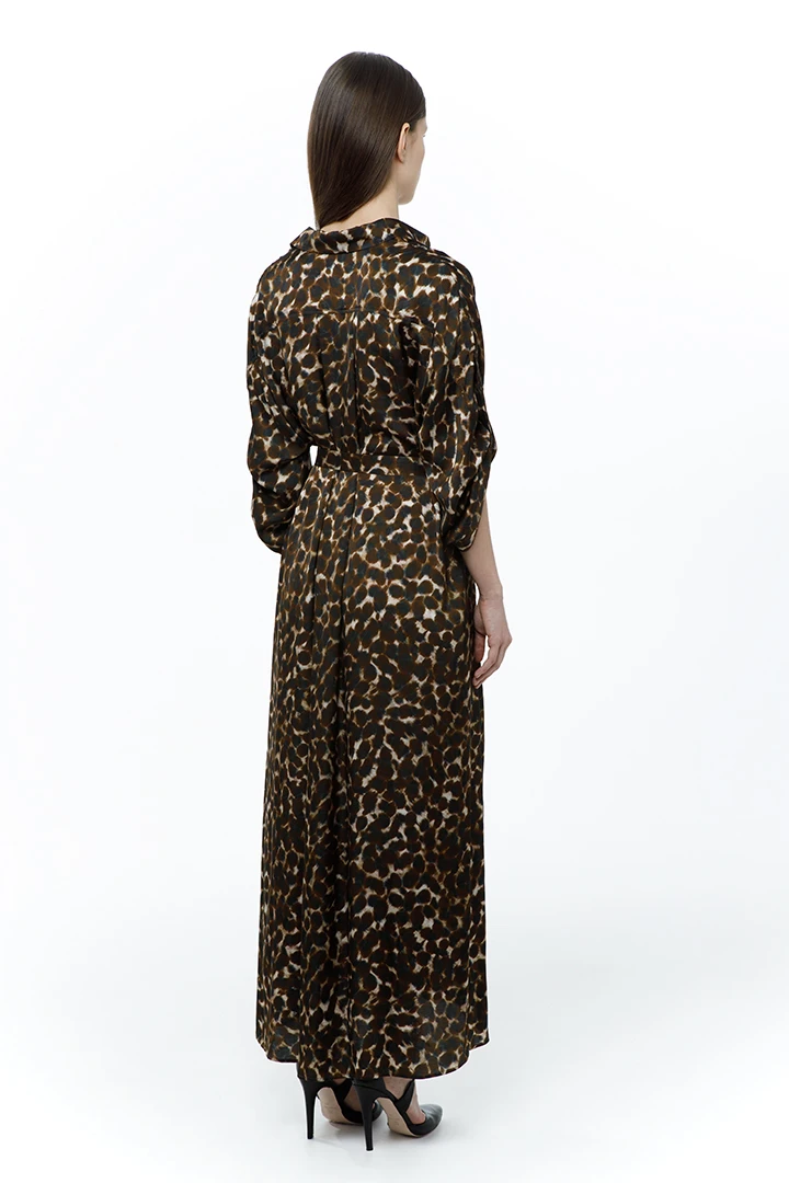 Платье Demetra New (Цвет Леопард, Размер 44/S, Состав 100% вискоза)