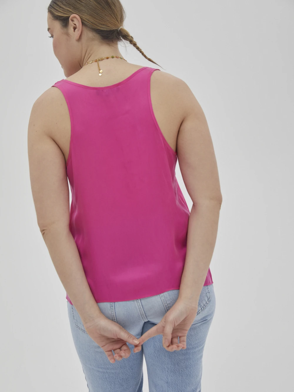 Топ Ruza (Цвет Розовый, Размер S, Состав 65% купро, 35% вискоза)