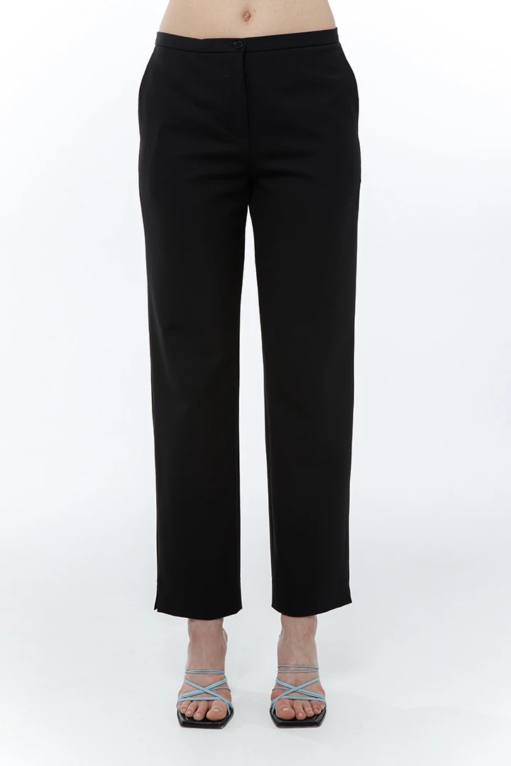 Брюки Psyhology (Цвет Чёрный, Размер 44/S, Состав 53% полиэстер, 44% шерсть, 3% эластан)