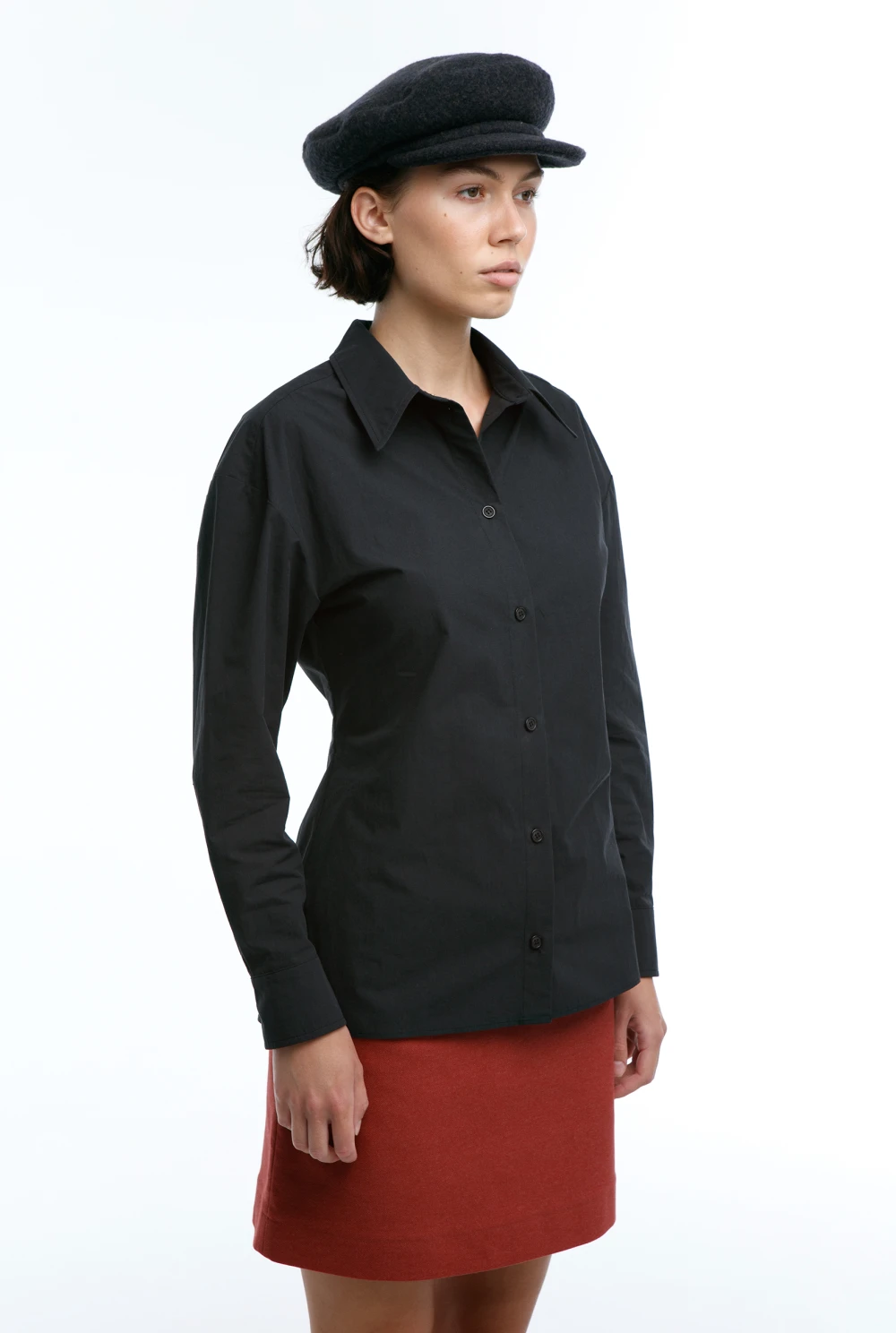 Рубашка Reform (Цвет Чёрный, Размер 44/S, Состав 100% хлопок)