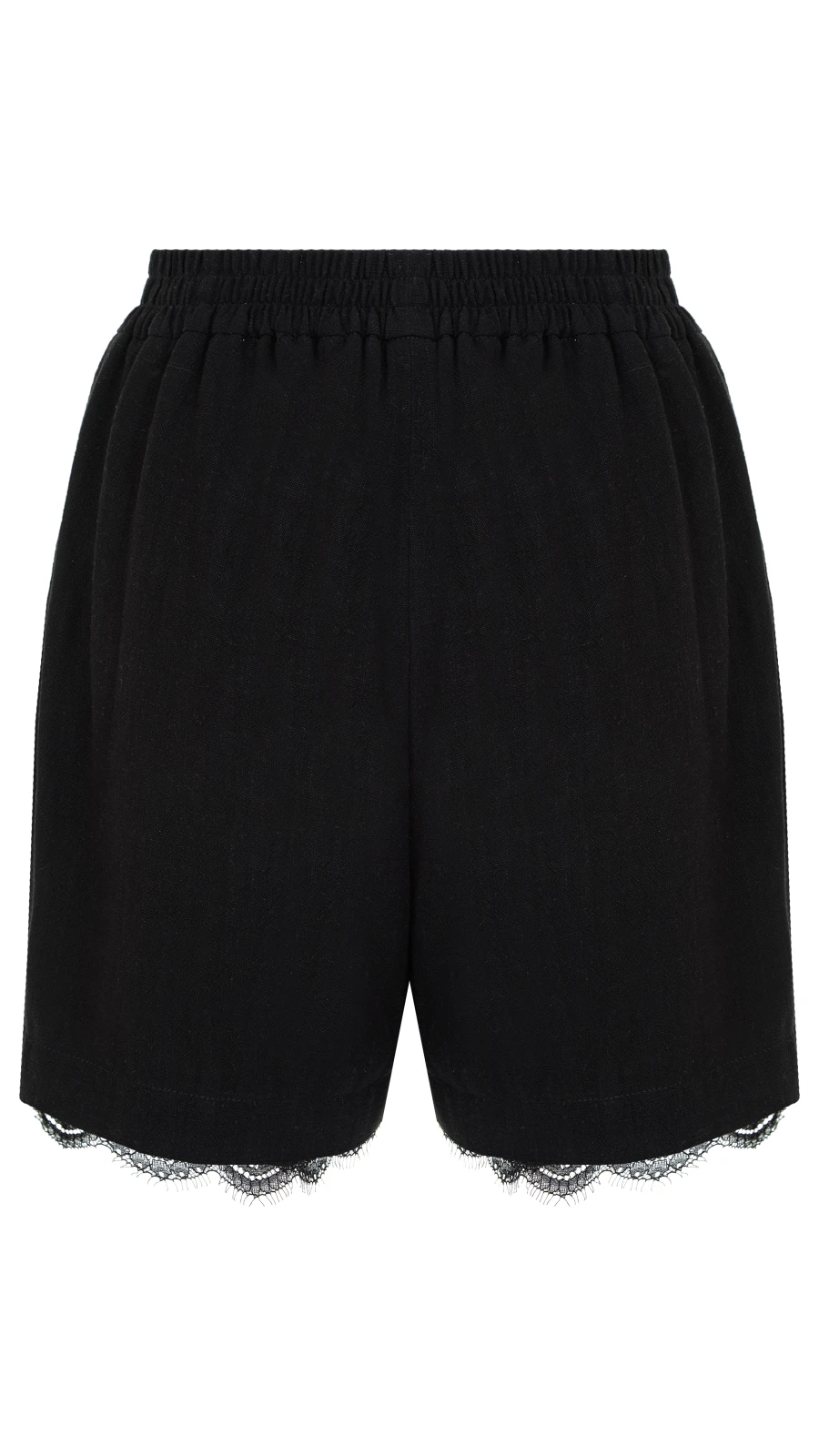 Шорты June (Цвет Чёрный, Размер 42/XS, Состав 70% вискоза, 30% лён)